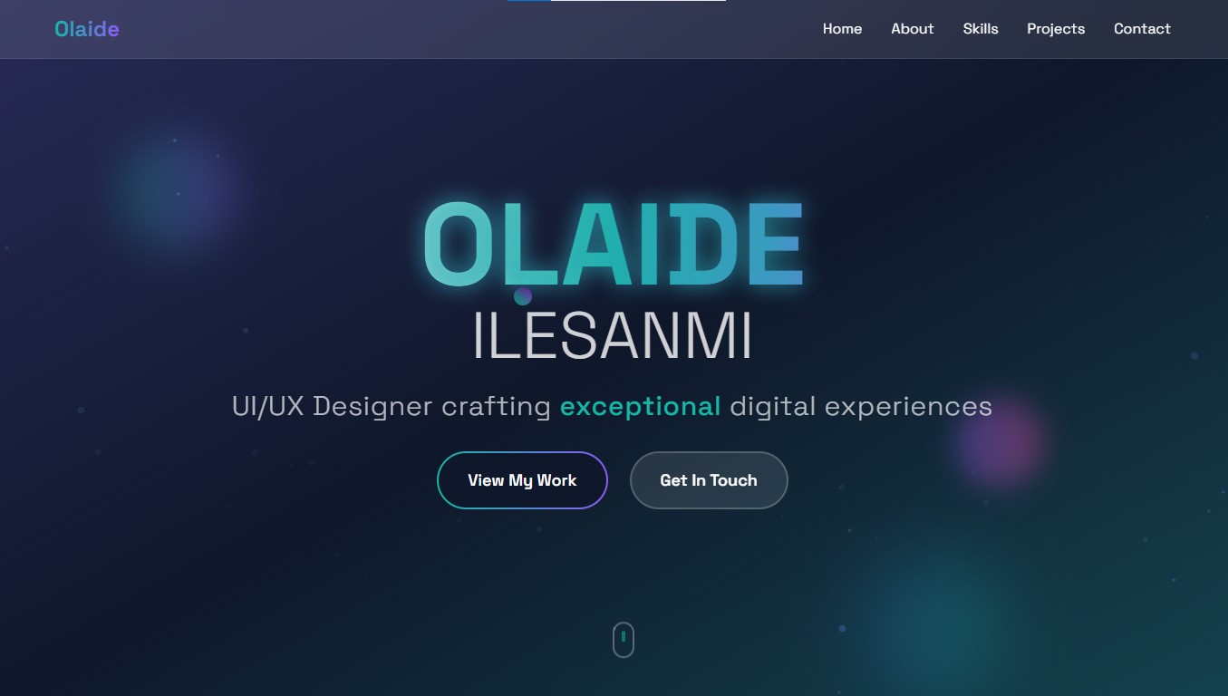 Designer Portfolio Website